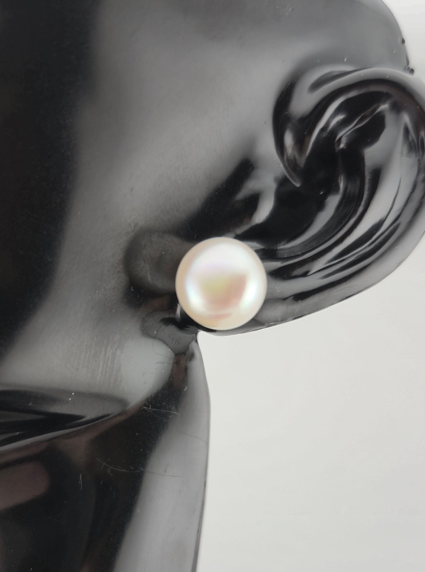 Earrings, Natural Freshwater Pearl, Stud (Small/Medium/Large)