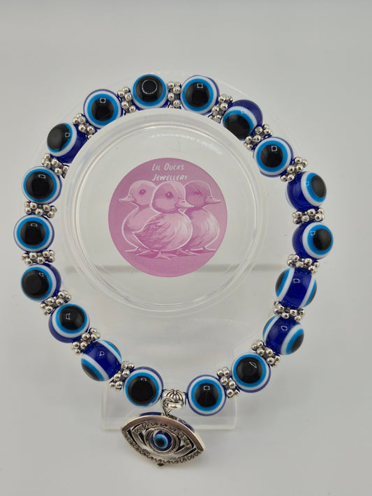 Anklet, Evil Eye, Blue, Evil Eye