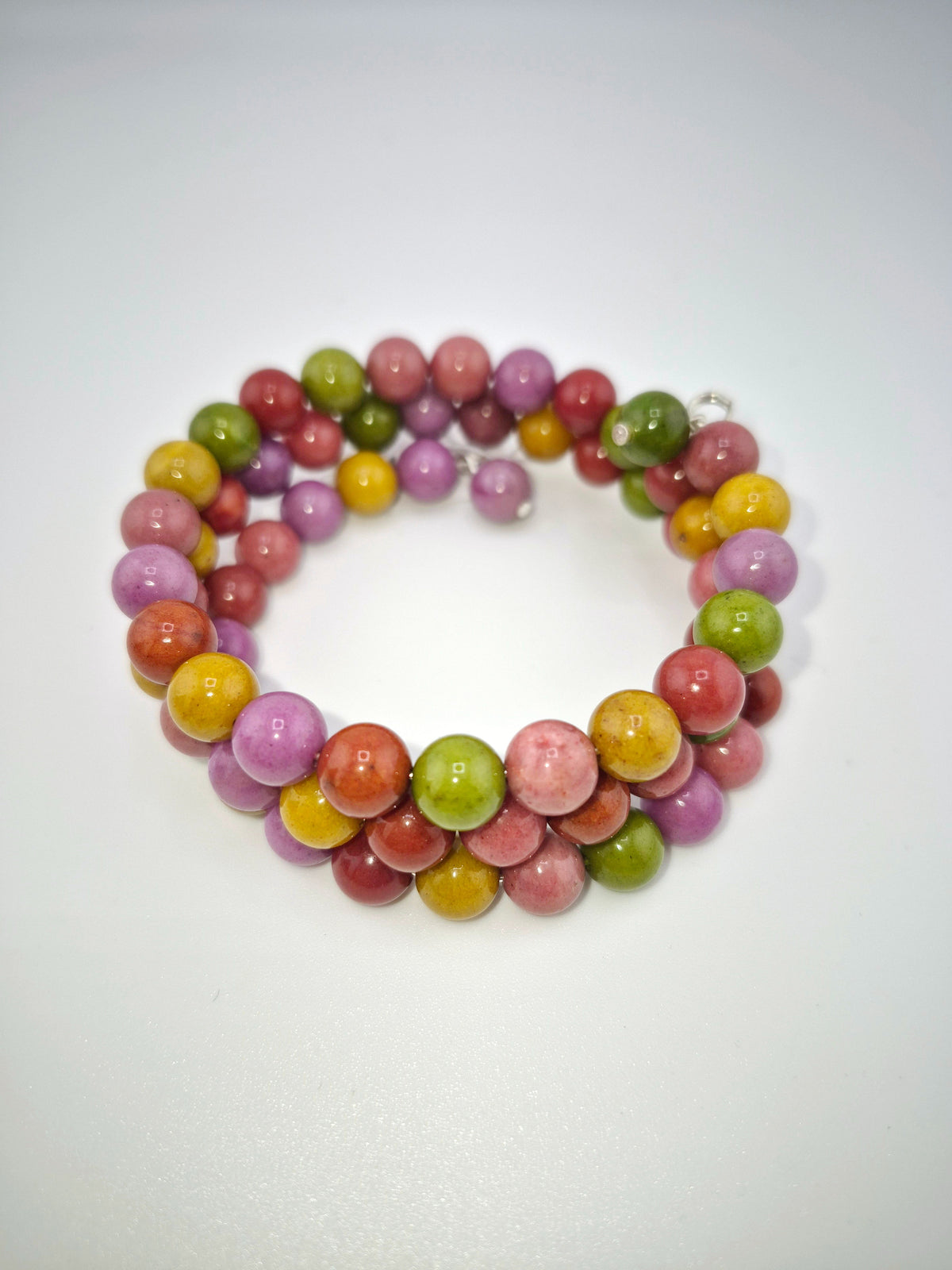 Malaysian Jade, Memory Bracelet, Multi-strand