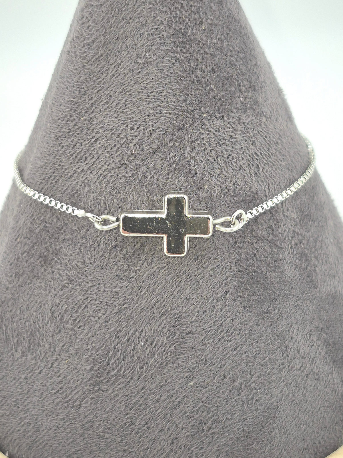 Religous Slider Bracelet, Silver/Gold