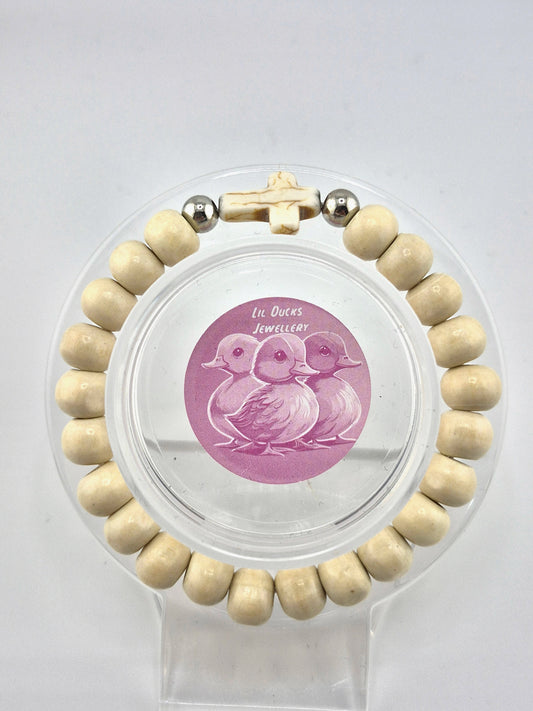 Bracelet, Wooden Religous, Elastic