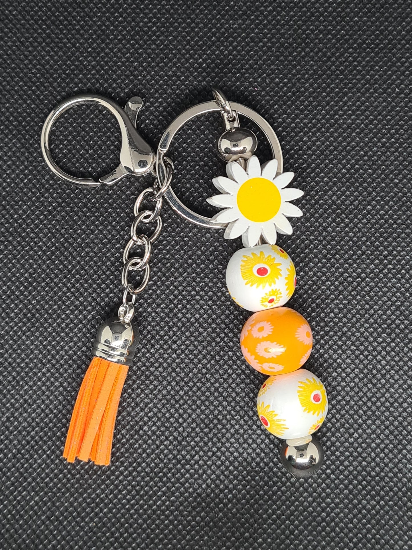 Flower Themed Keychains (Various)