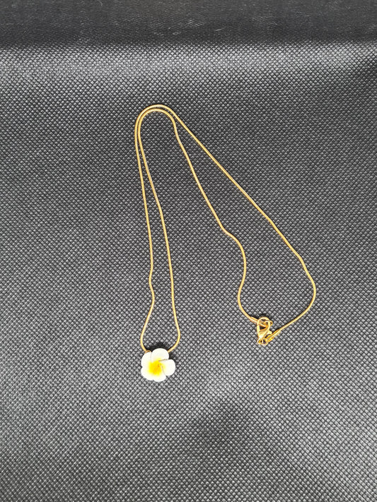 Frangipani Necklace, Gold (50cm) (Limited Edition)