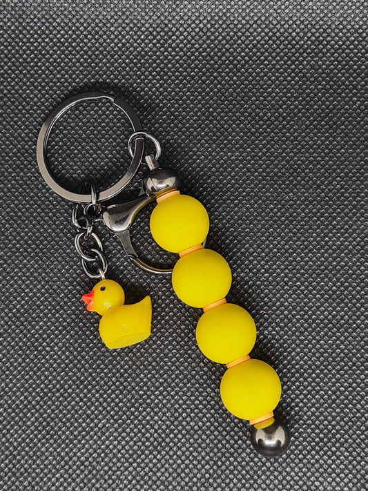 Rubber Duckey Key Chain