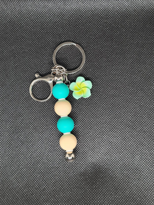 Summer Flower Keychain