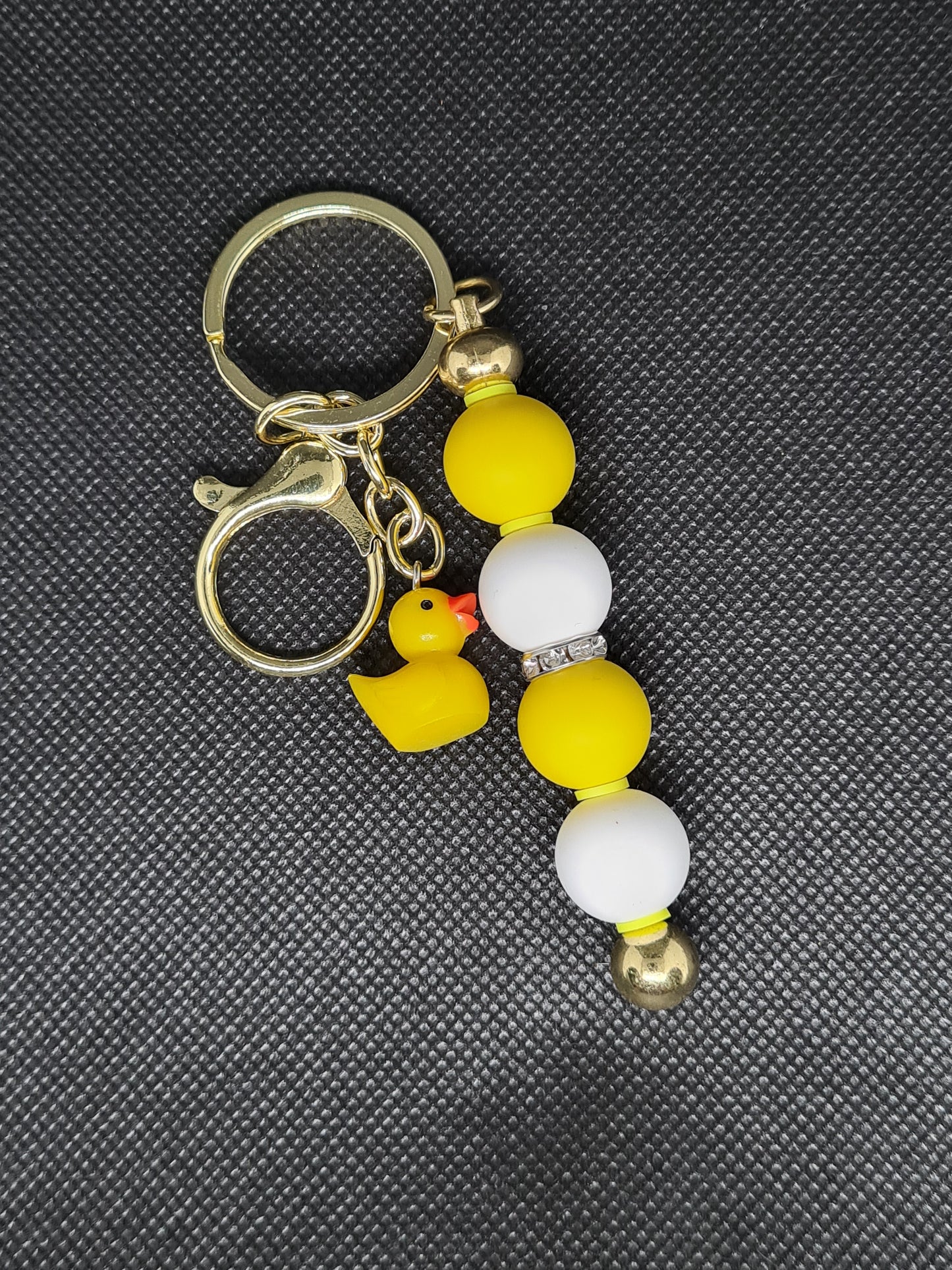 Rubber Duckey Key Chain