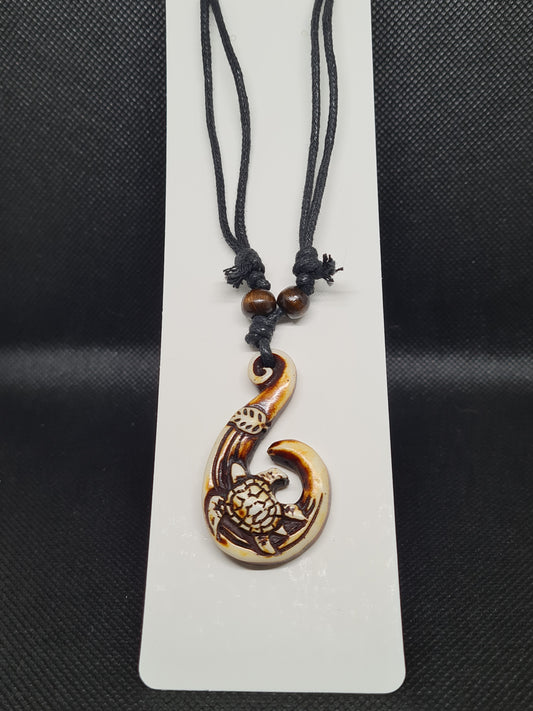 Maori Fish Hook Traditional Necklace