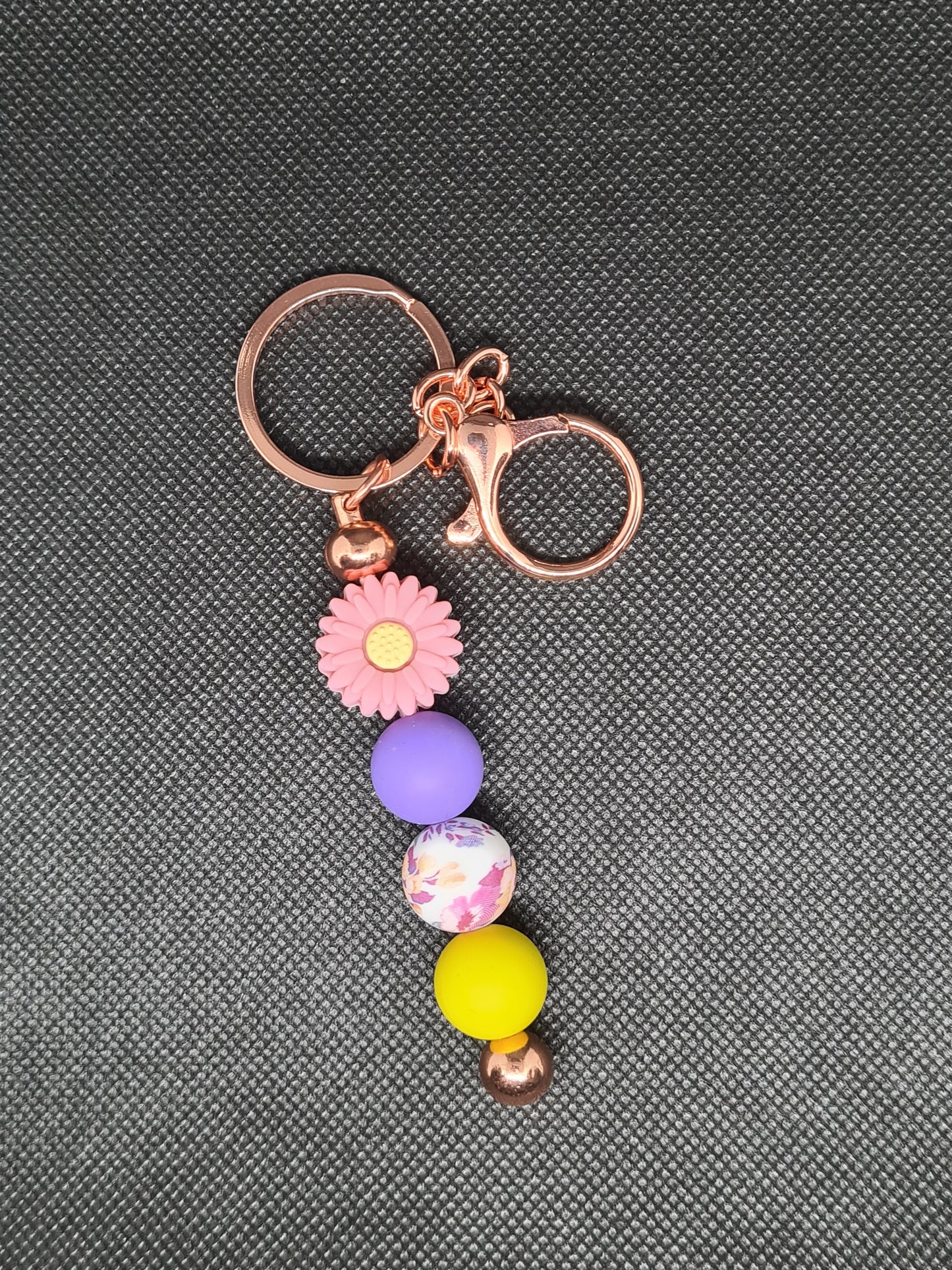 Flower Themed Keychains (Various)