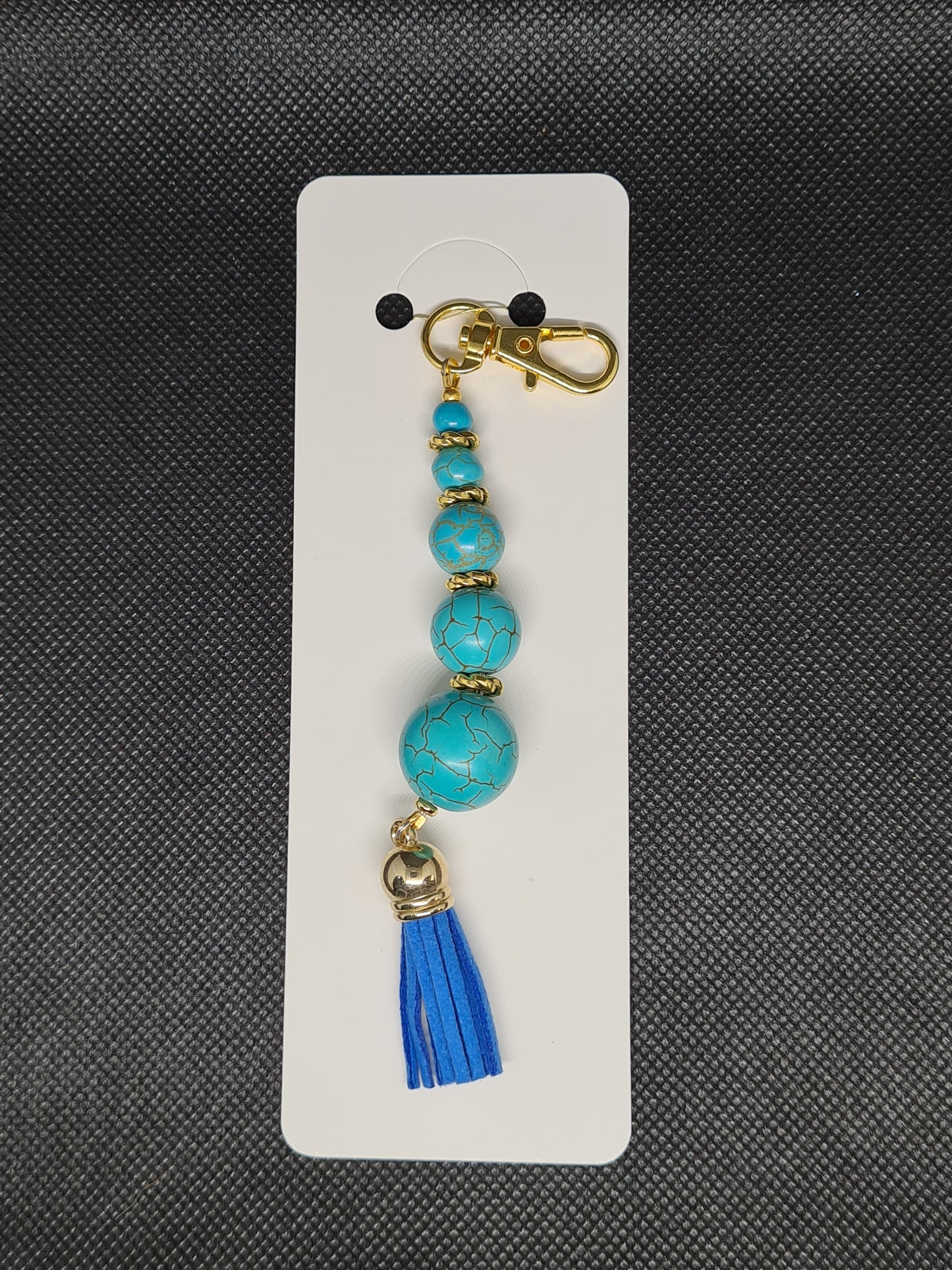Turquoise Stone Keychains