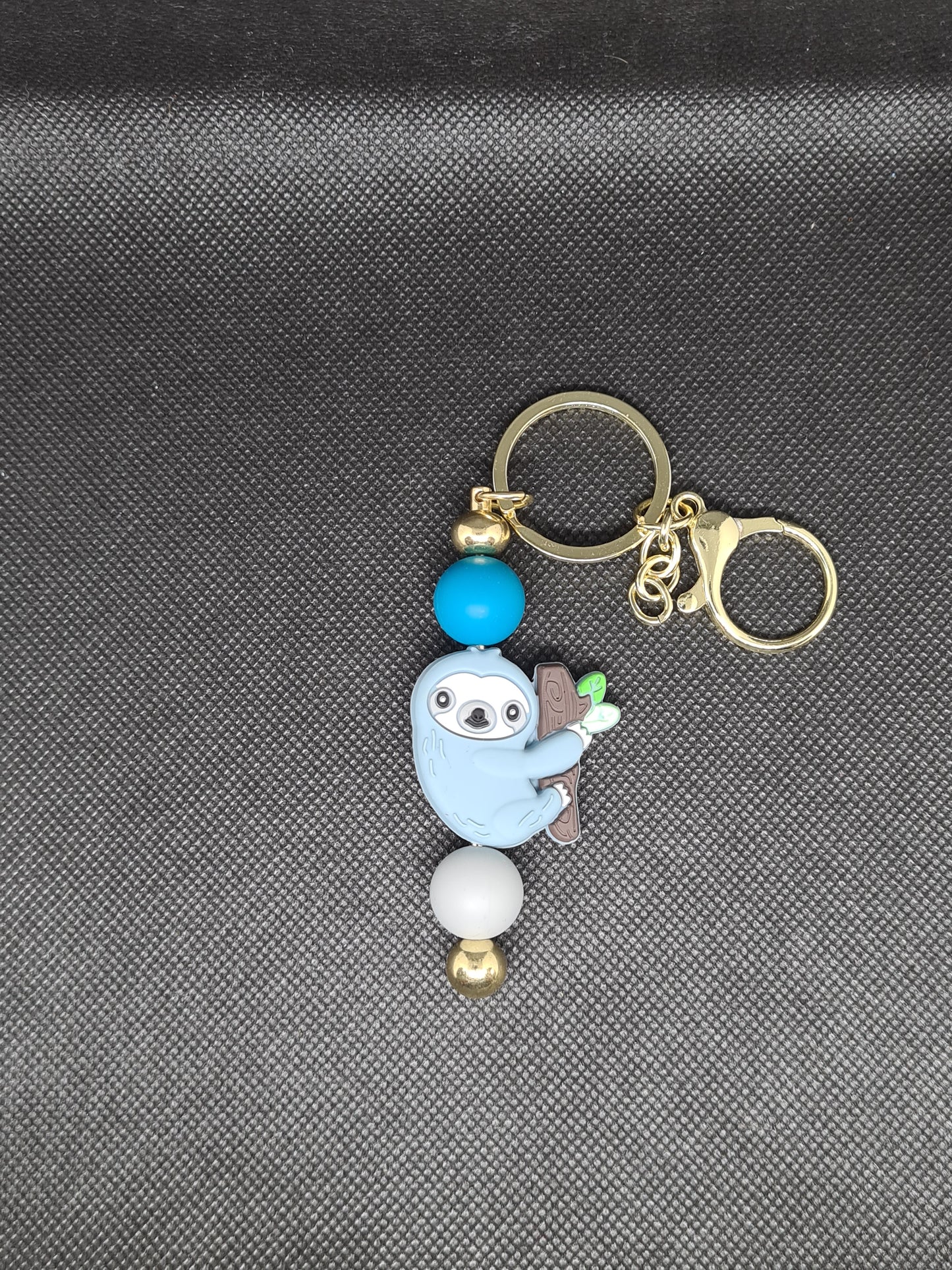 Sloth Key Chain, Gold (Various Colours)