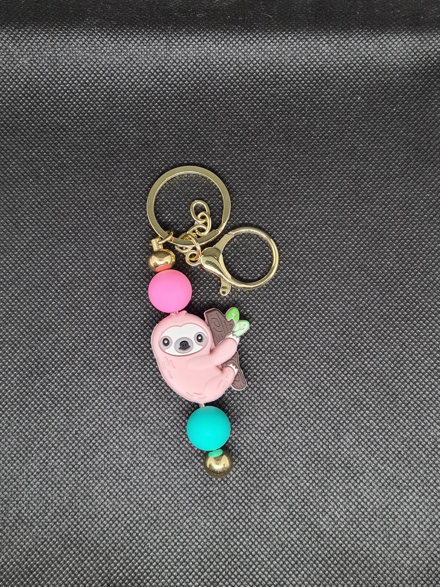 Sloth Key Chain, Gold (Various Colours)