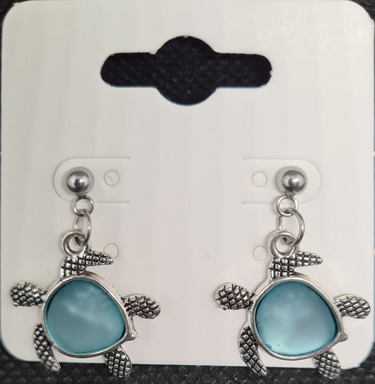 Turtle Earrings (Rose Gold, Gold & Silver)