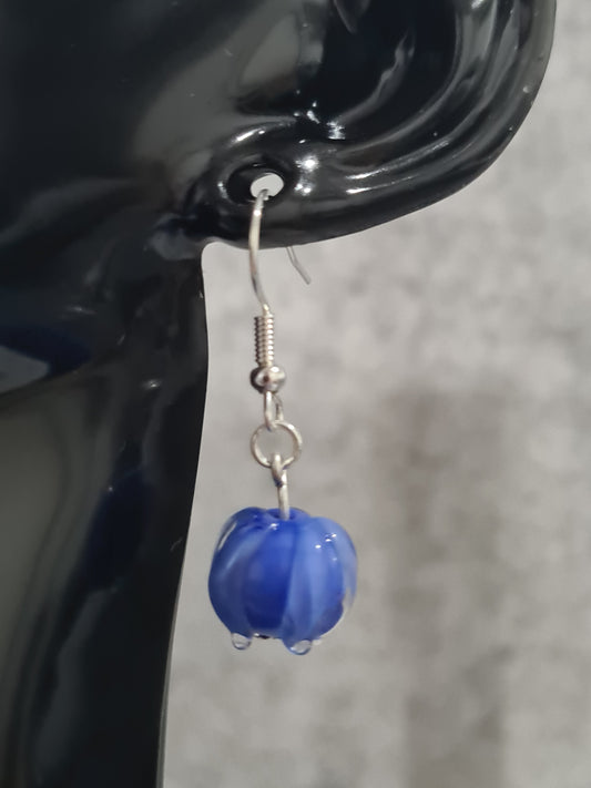 Lily of the Valley, Shepherd Hook Earrings, (Rose Gold, Gold & Silver)