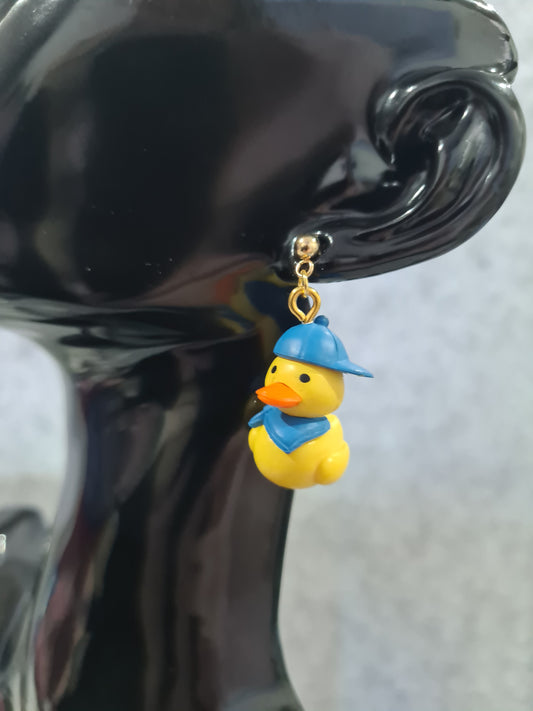 Duck Earrings (Gold/Rose Gold/Sterling Silver)