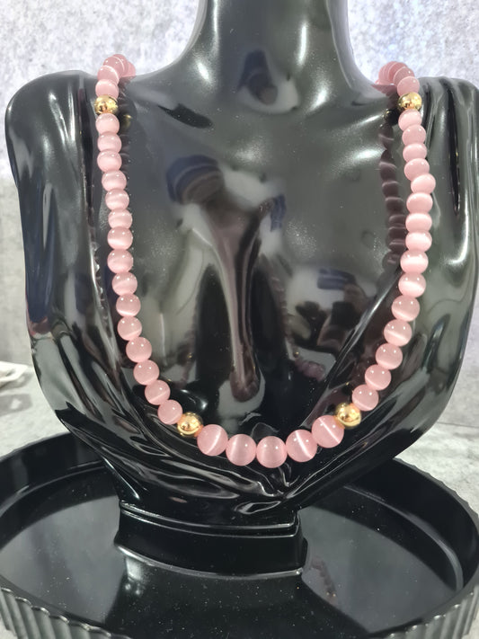 Breast Cancer Necklace (70cm/75cm)