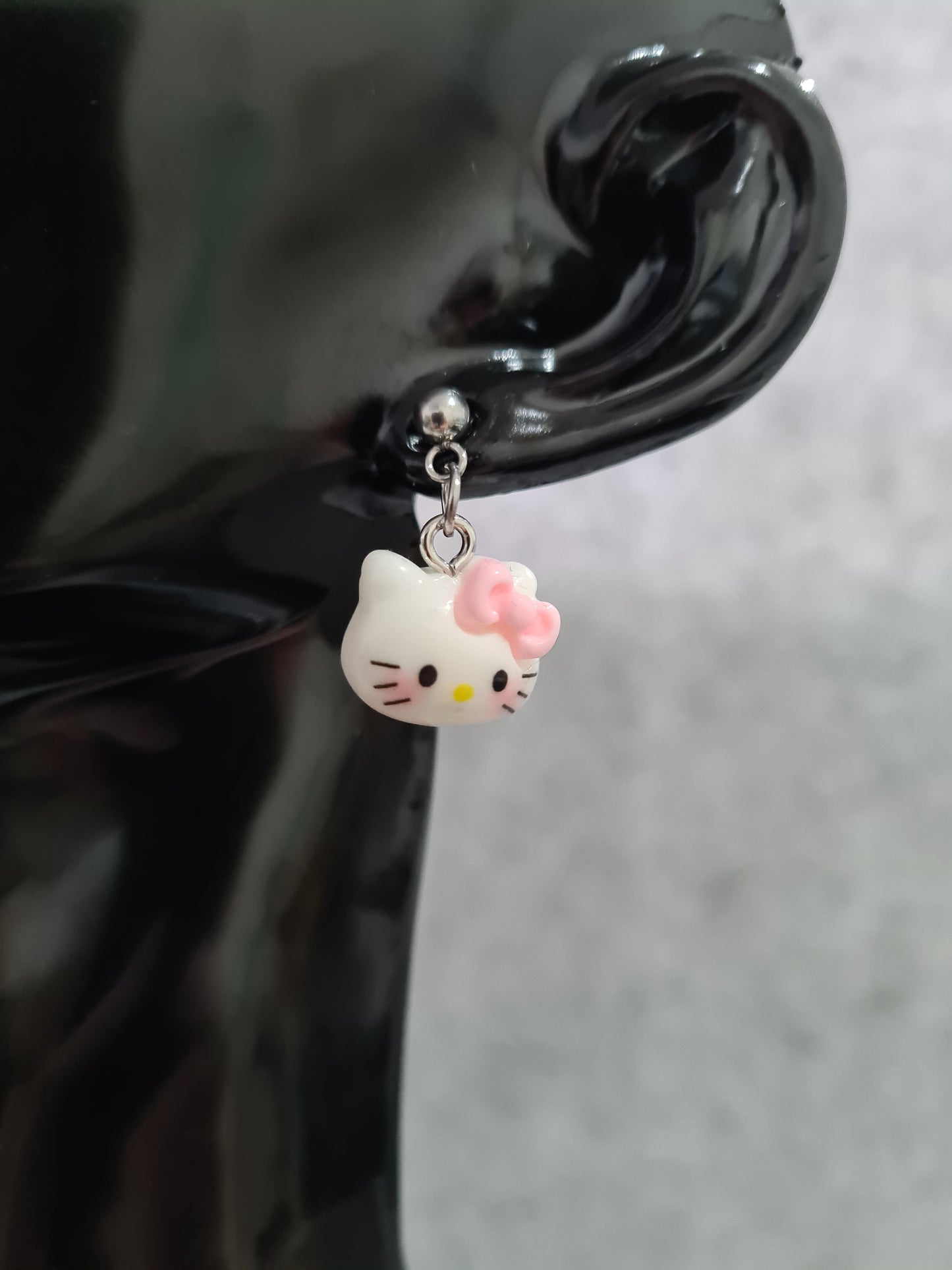 Mini Hello Kitty, Stud Earrings (Gold, Silver & Rose Gold)
