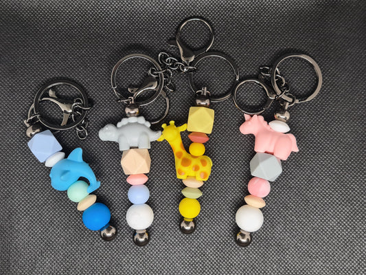 Animal Keychain, Various Colours