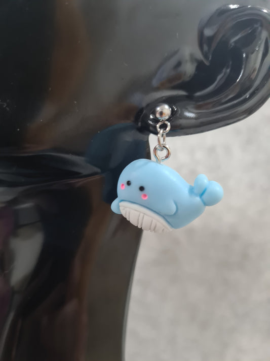 Blue Whales Stud Earrings (Gold/Silver/Rose Gold)