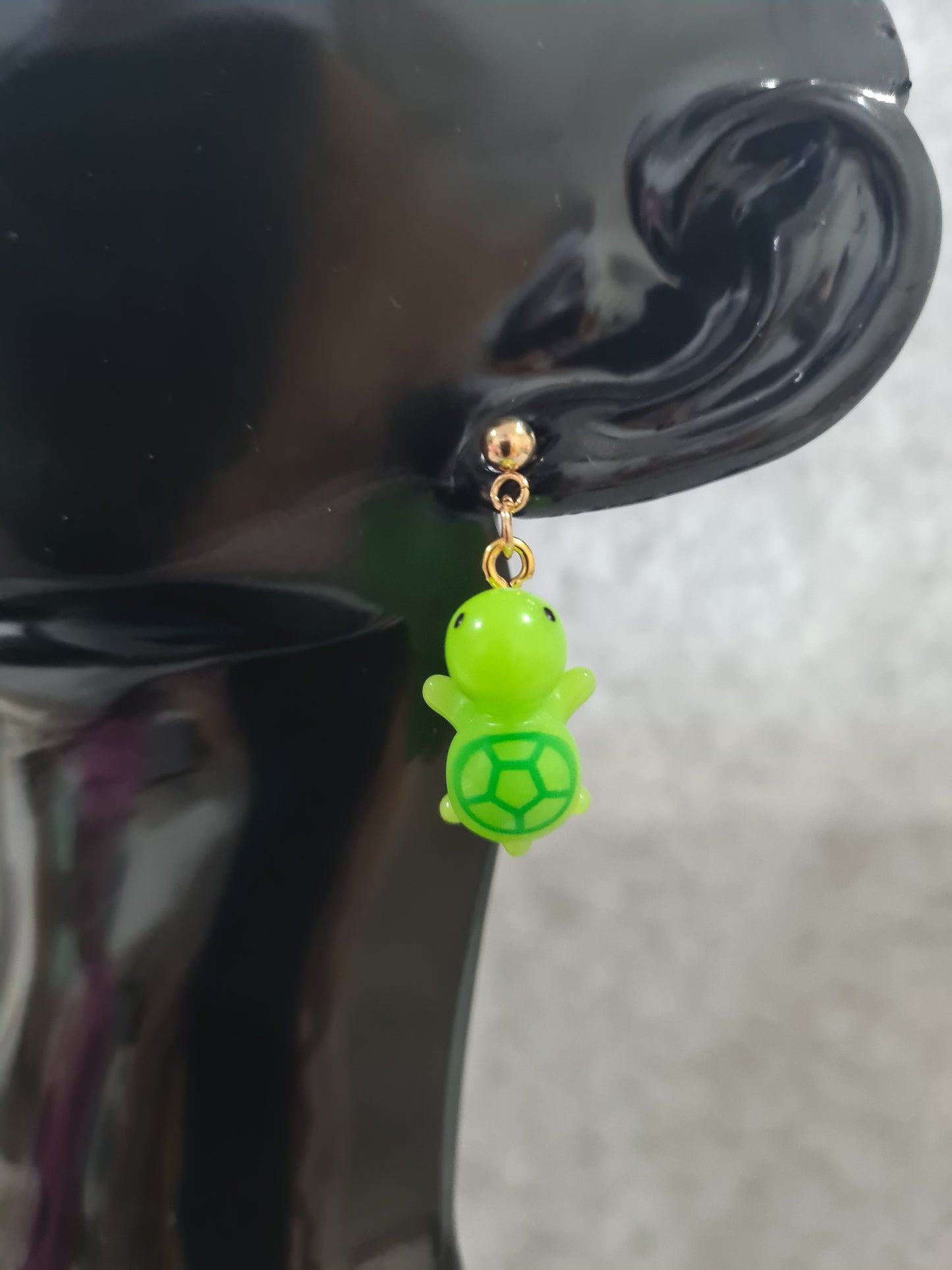 Turtle Earrings (Rose Gold, Gold & Silver)
