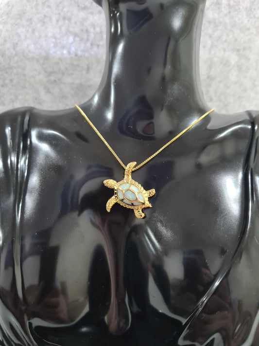 Pearl Turtle Necklace