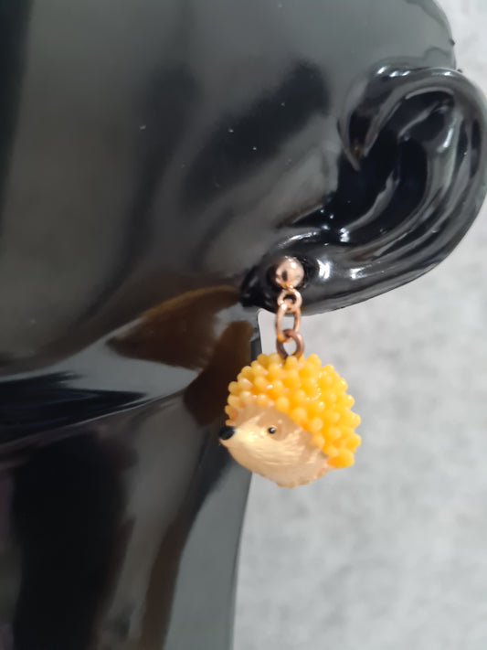 Hedgehog Stud Earrings (Gold/Silver/Rose Gold)