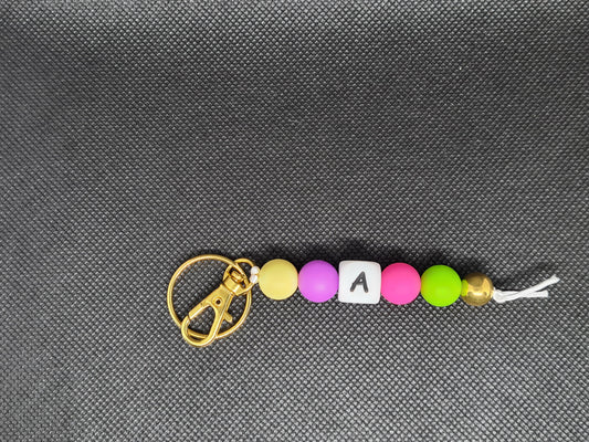 Initial Letter, Lanyard (Silver/Platinum/Rose Gold/Gold)