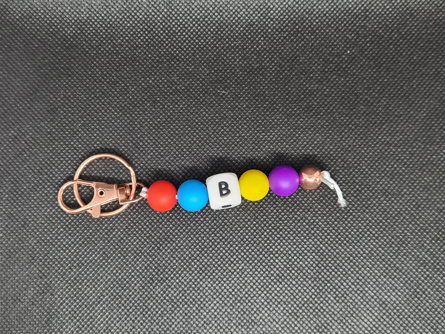 Initial Letter, Lanyard (Silver/Platinum/Rose Gold/Gold)