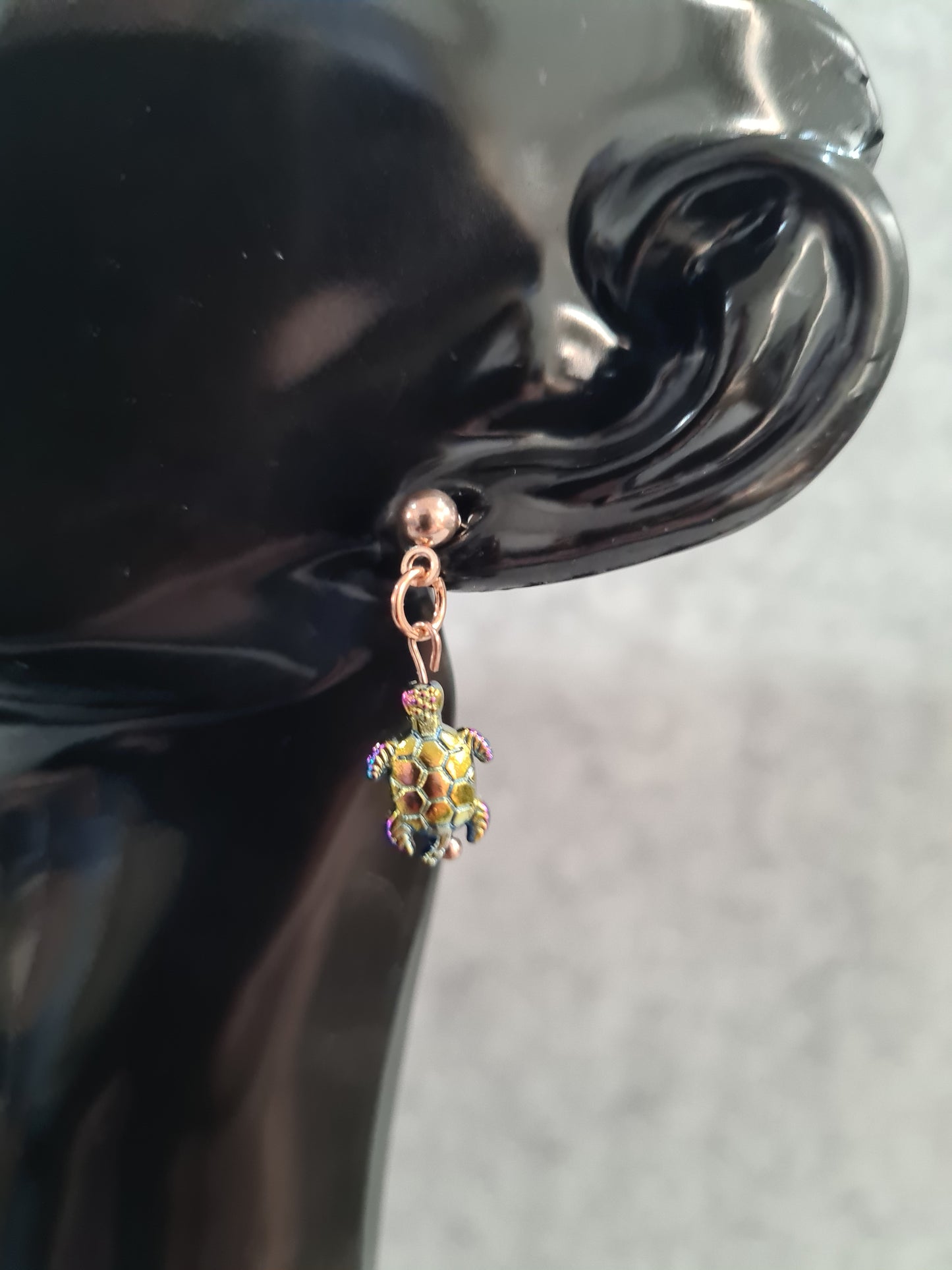 Turtle Earrings (Rose Gold, Gold & Silver)