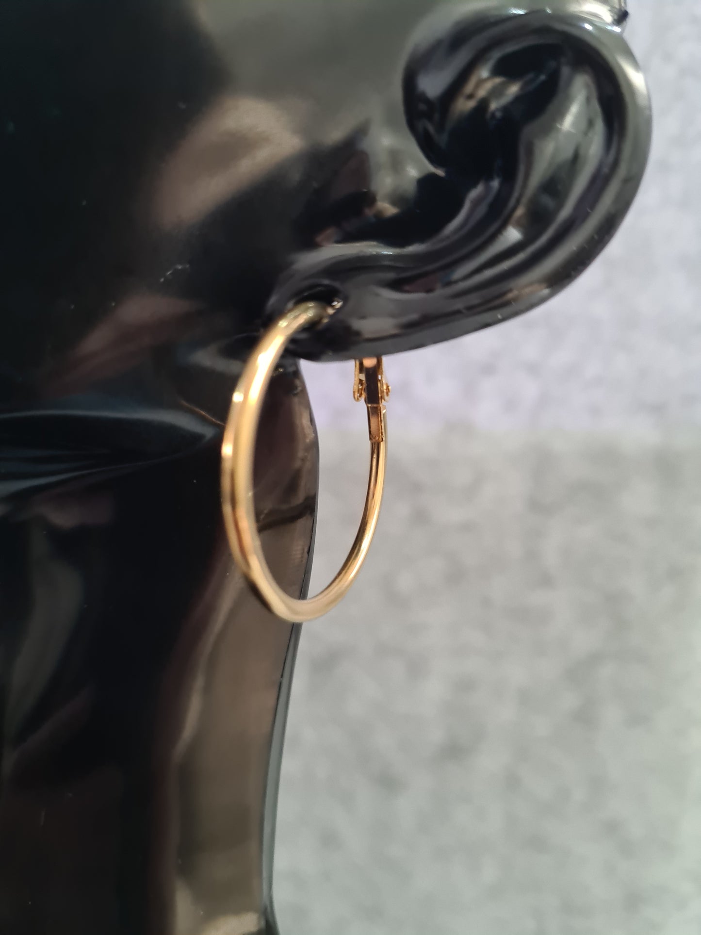 Hoop Earrings, Golden & Silver Plated (30mm, 40mm & 50mm)