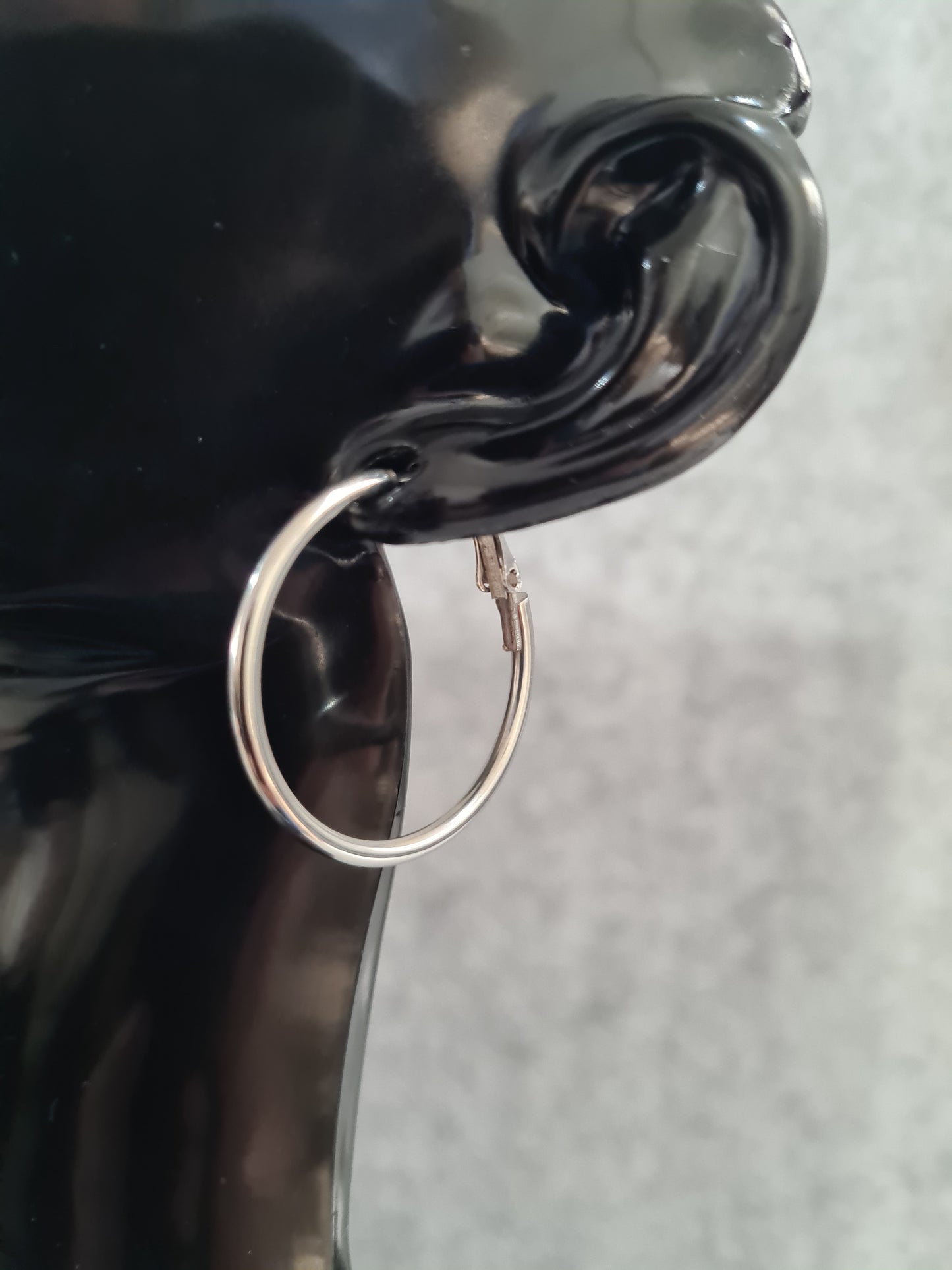 Hoop Earrings, Golden & Silver Plated (30mm, 40mm & 50mm)