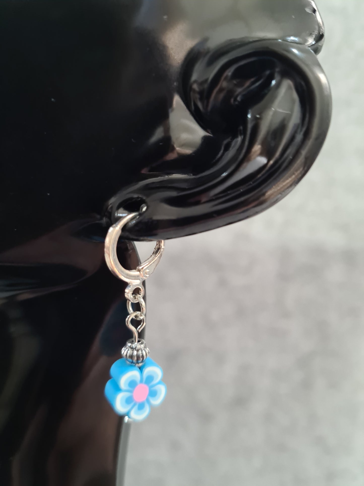 Flower Silver Earrings (Sleepers)
