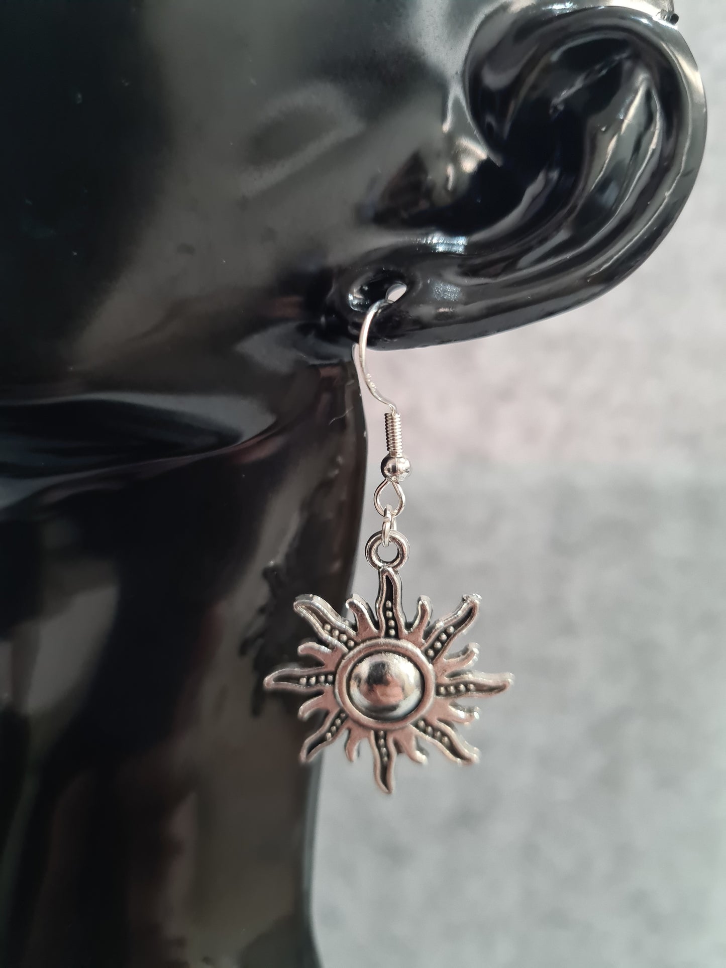 Star Sun & Moon, Silver Shepherd Earrings