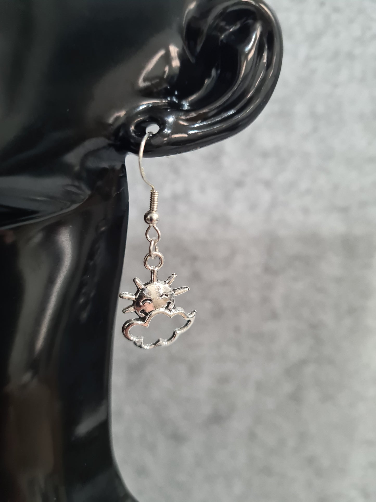 Star Sun & Moon, Silver Shepherd Earrings