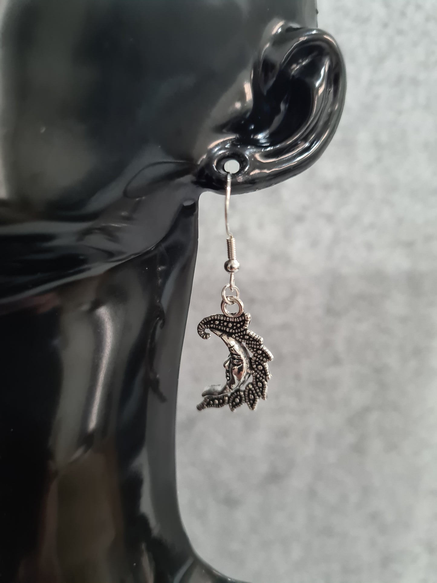Star Sun & Moon, Silver Shepherd Earrings