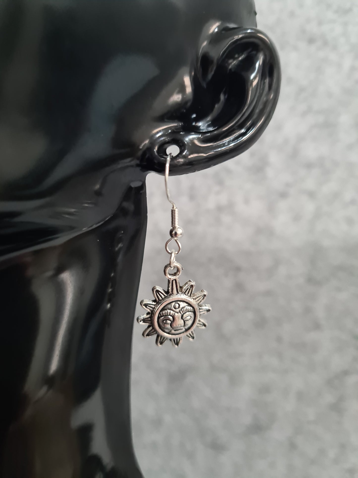 Star Sun & Moon, Silver Shepherd Earrings
