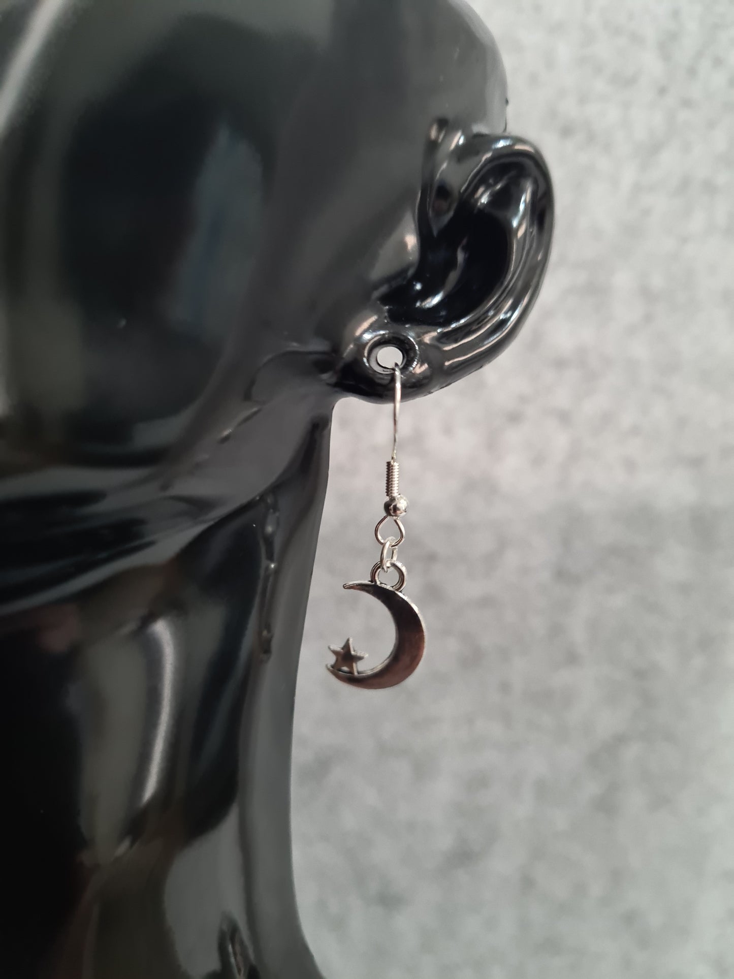Star Sun & Moon, Silver Shepherd Earrings