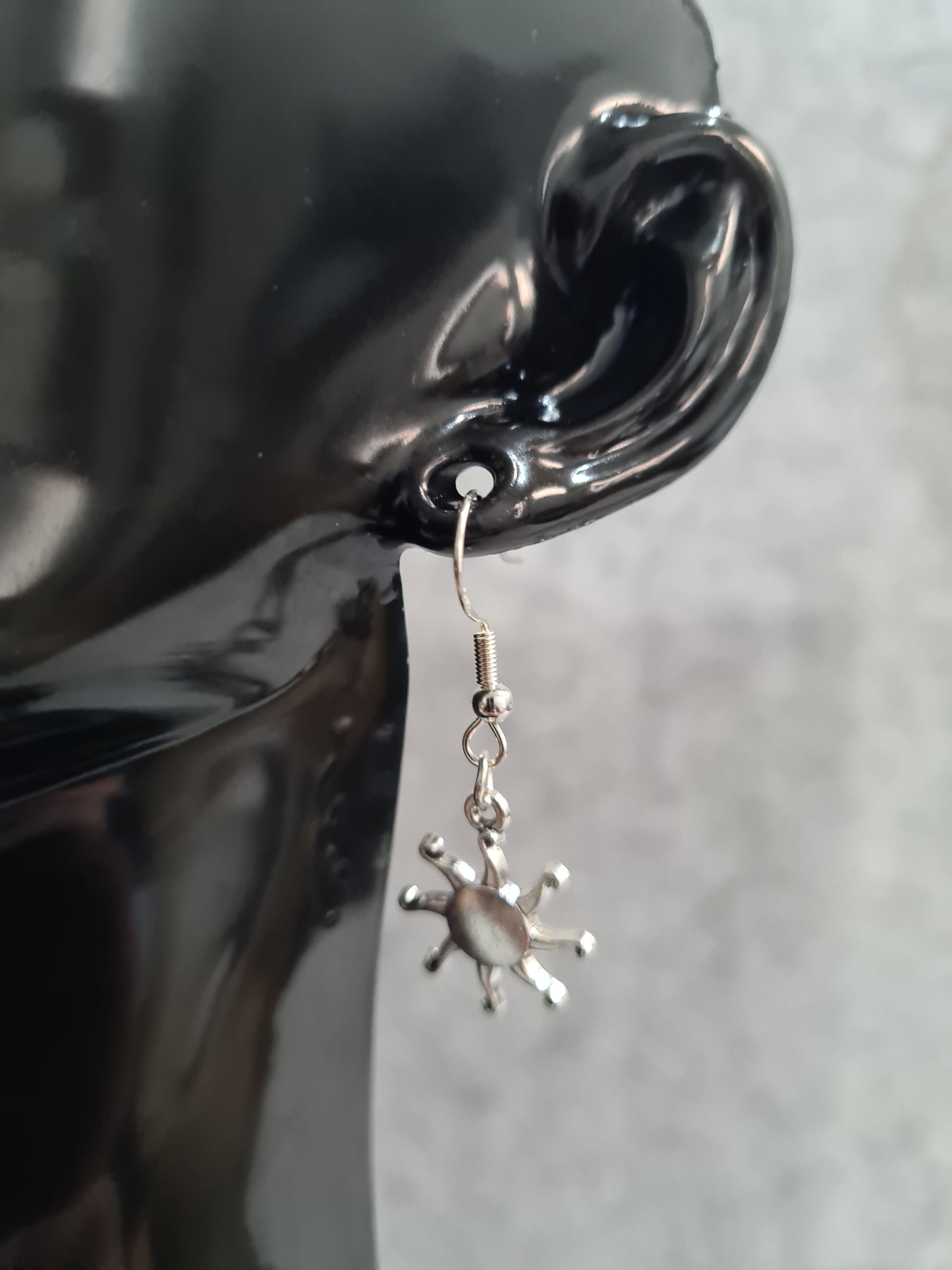 Star Sun & Moon, Silver Shepherd Earrings