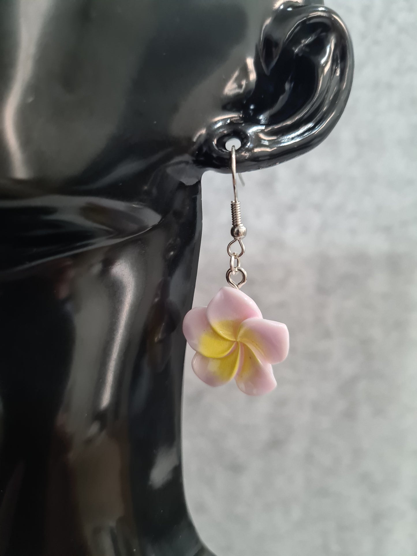 Summer Flower, Shepphard Hook Earrings (Gold, Silver & Rose Gold)