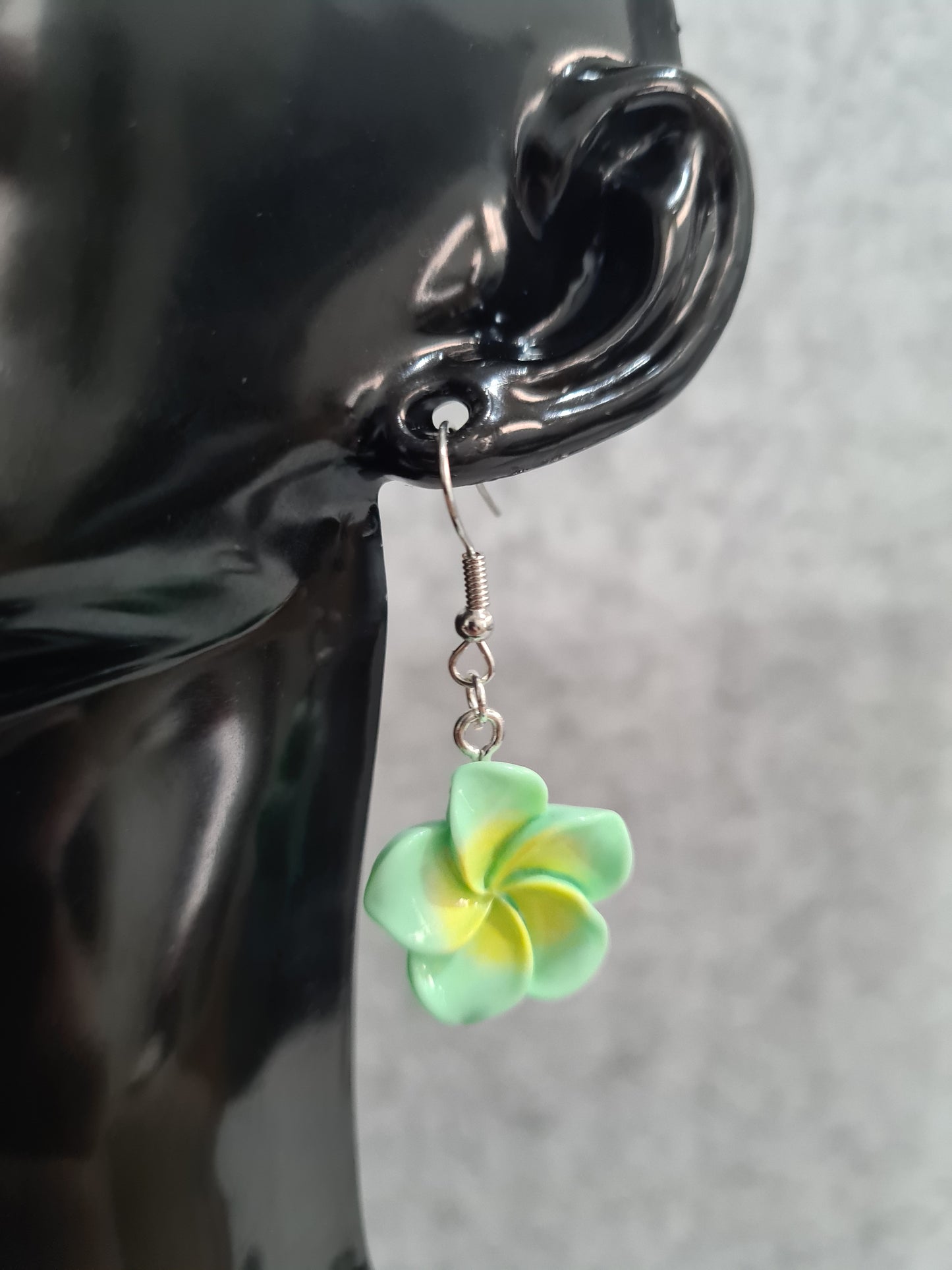 Summer Flower, Shepphard Hook Earrings (Gold, Silver & Rose Gold)