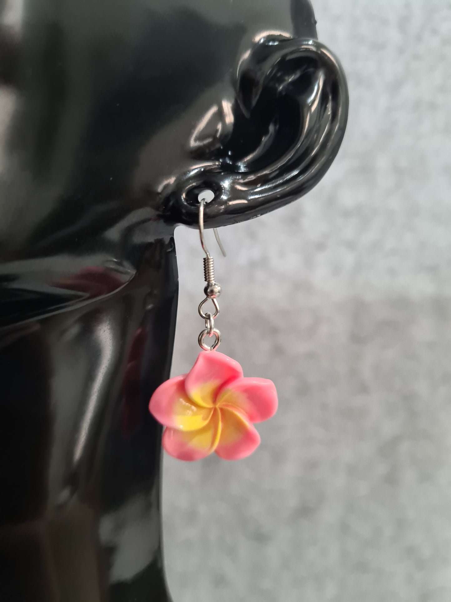 Summer Flower, Shepphard Hook Earrings (Gold, Silver & Rose Gold)