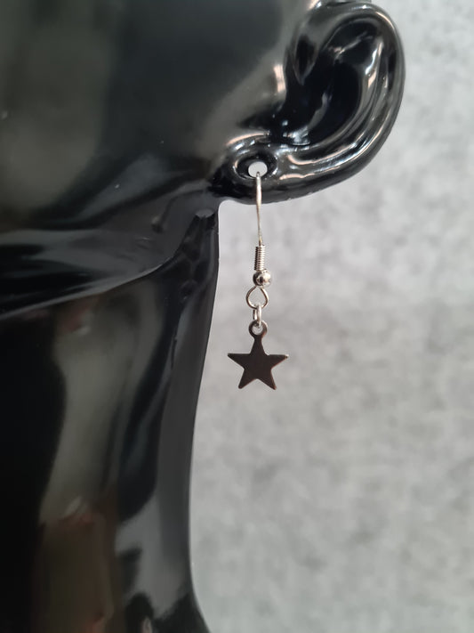 Stars Plain, Silver (Shepherd Hooks)