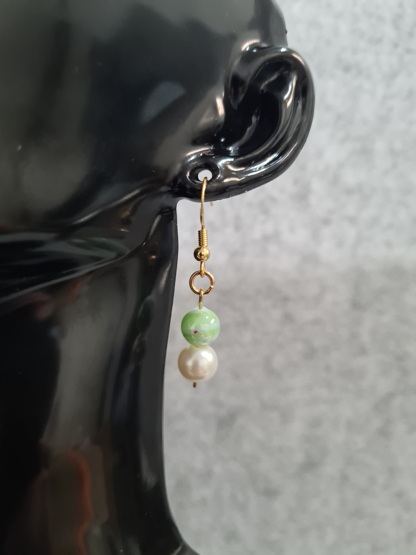 Faux Pearl Teardrop Earrings (Gold/Rose Gold/Sterling Silver)