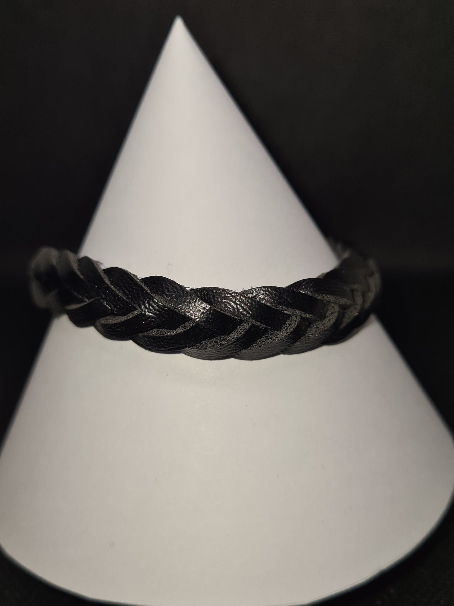 Leather Mixed Style Bracelet, Black