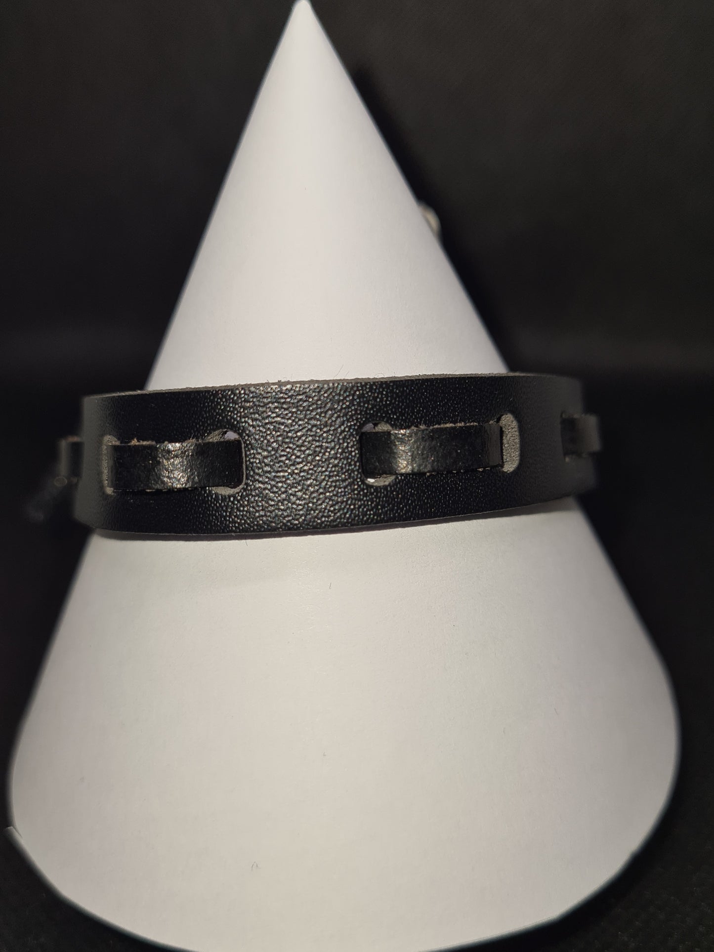 Leather Mixed Style Bracelet, Black