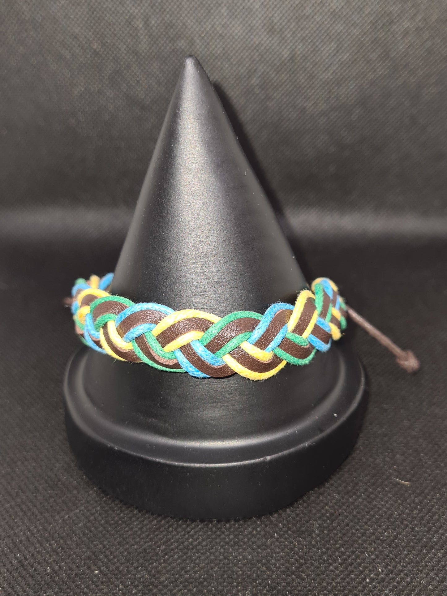 Leather Multi Colour Mixed Style Bracelet, Black