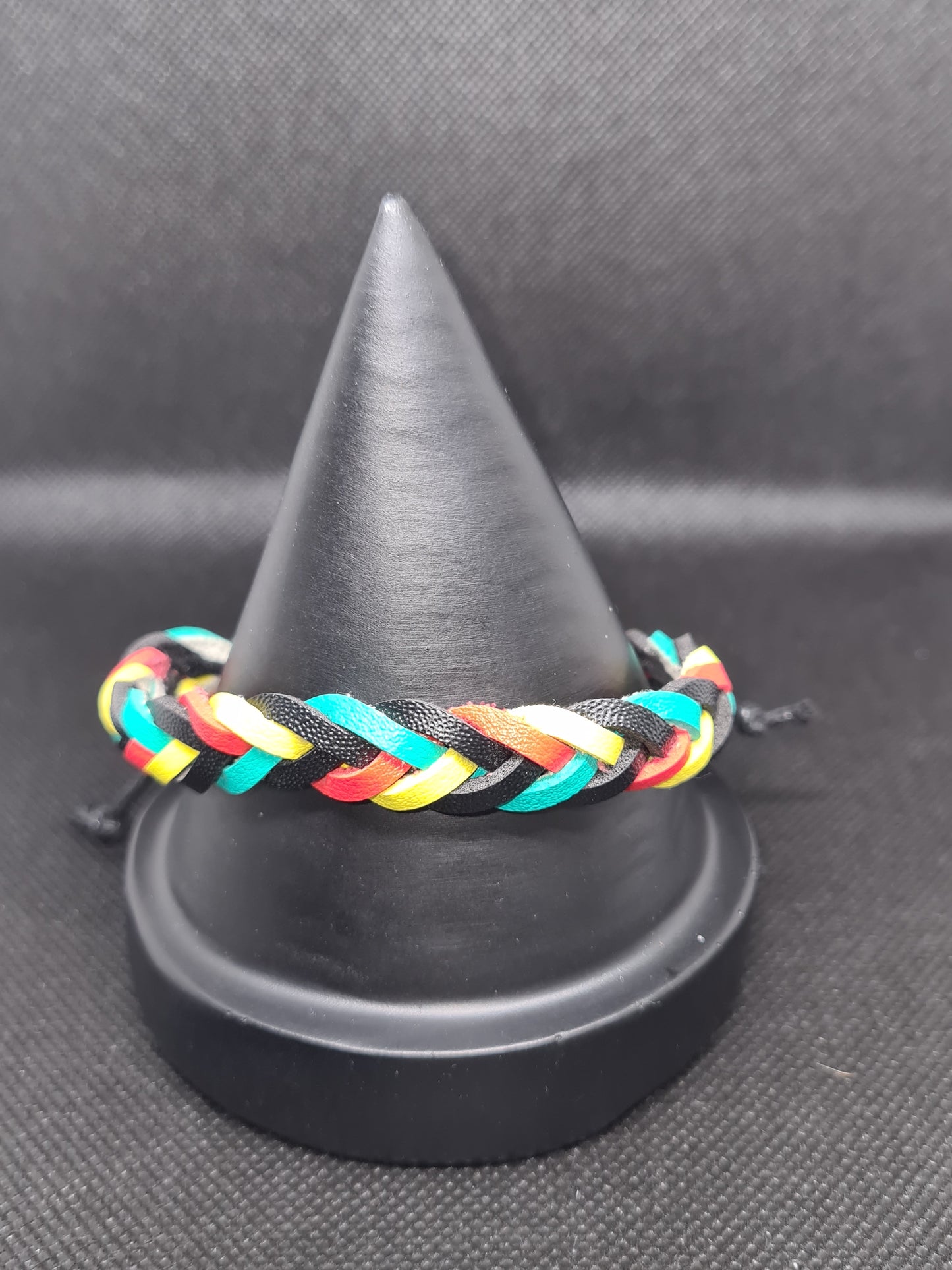 Leather Multi Colour Mixed Style Bracelet, Black