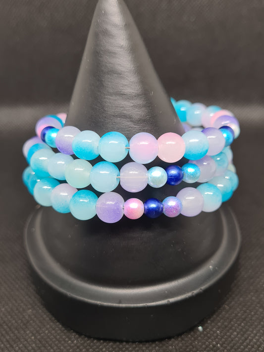 Blue Memory Bracelet