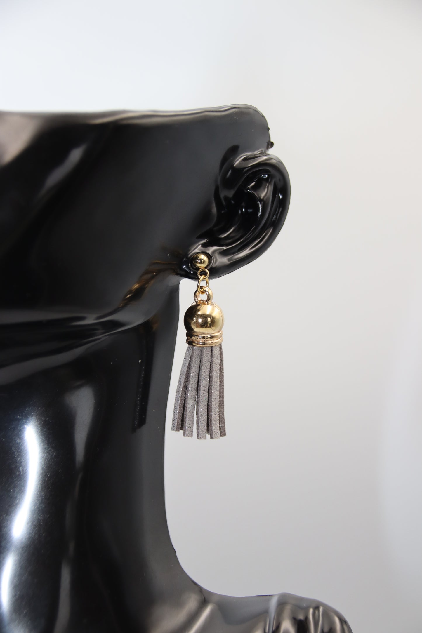 Tassel Stud Earrings (Gold & Silver)