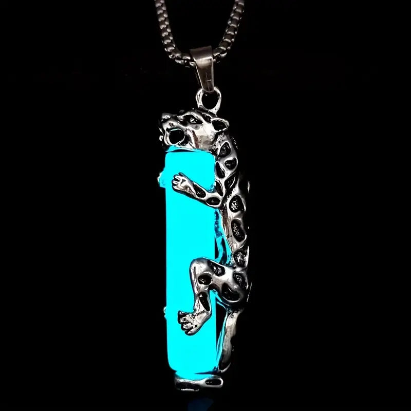 Cheetah Necklace, Luminous