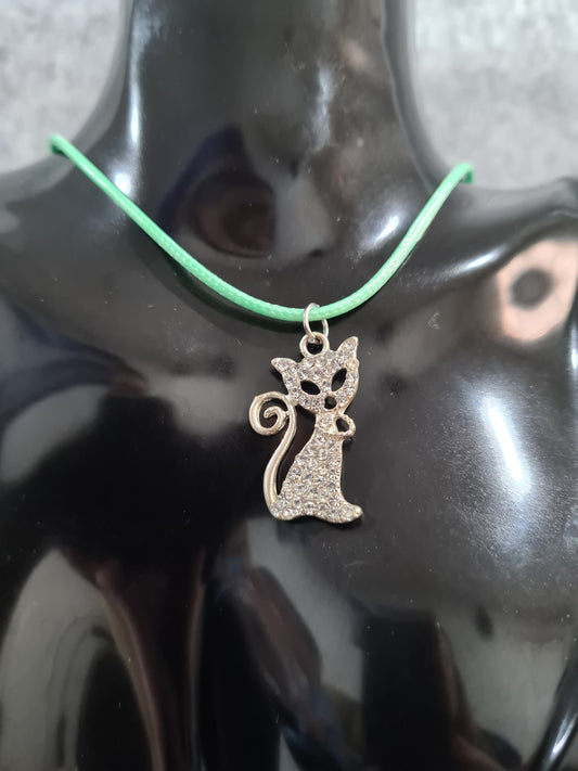 Assorted Metal, Leather, Necklace